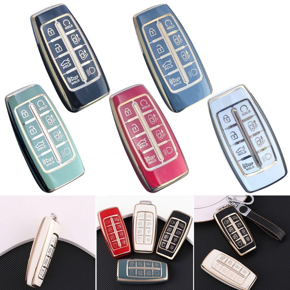 Top Remote Key Case New Pelindung Kulit Key Fob Cover