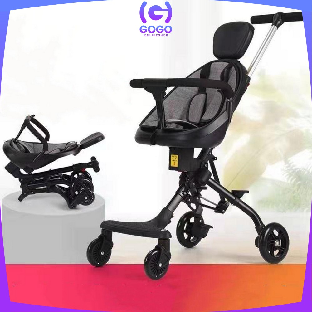 GOGO-C228 Magic Stroller Bayi Murah Stroler Anak Kereta Bayi Dorong Roda 4 / Baby Stroller Import