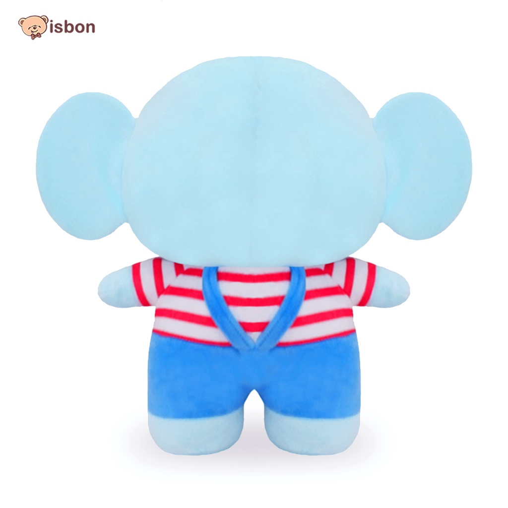 Boneka Gajah STD PONG with Baju Stripe Putih Merah Lucu Cocok Untuk Hadiah Anak Bahan Halus by Istana Boneka