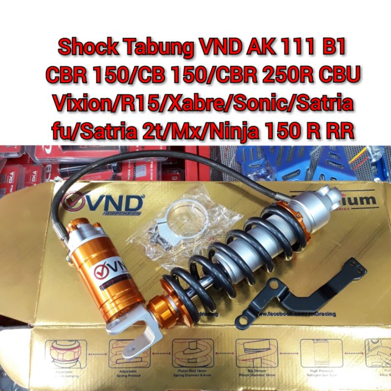 Mono Shock VND Ninja R RR R15 Vixion CBR 150 Facelift K45g K45n K45r Lokal K45 CB 150R CBR 250 CBU S