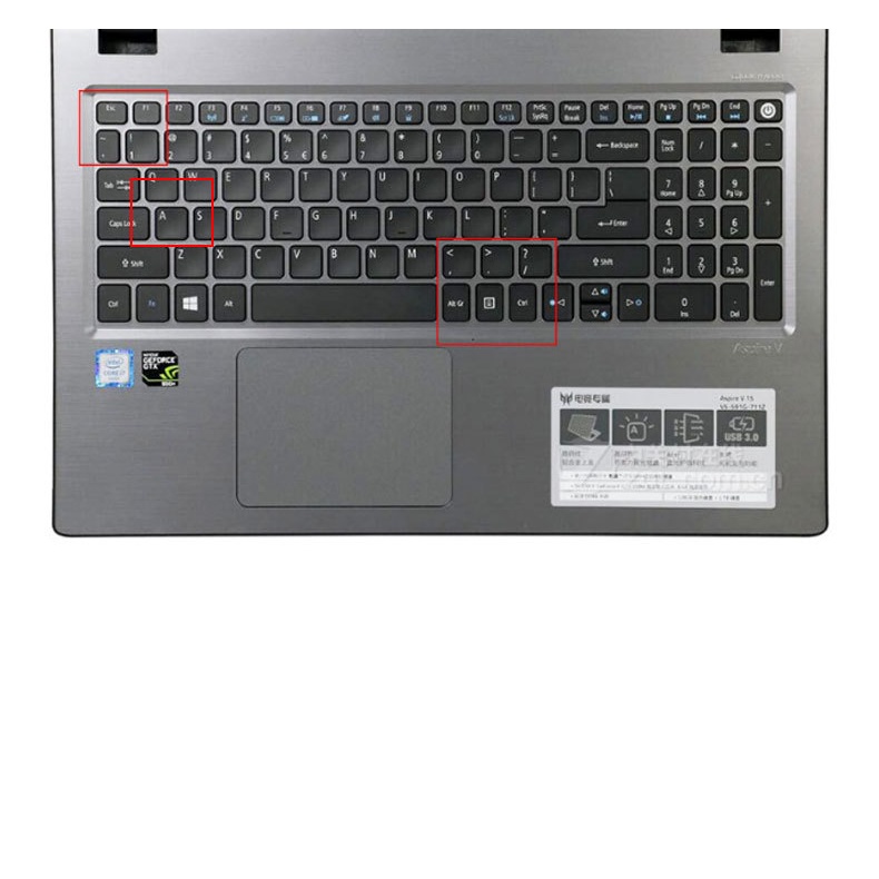 Film Pelindung Debu keyboard laptop Acer E5 574G E5-575 V5-591G K50 TMTX520 E5-575G (ZXL)