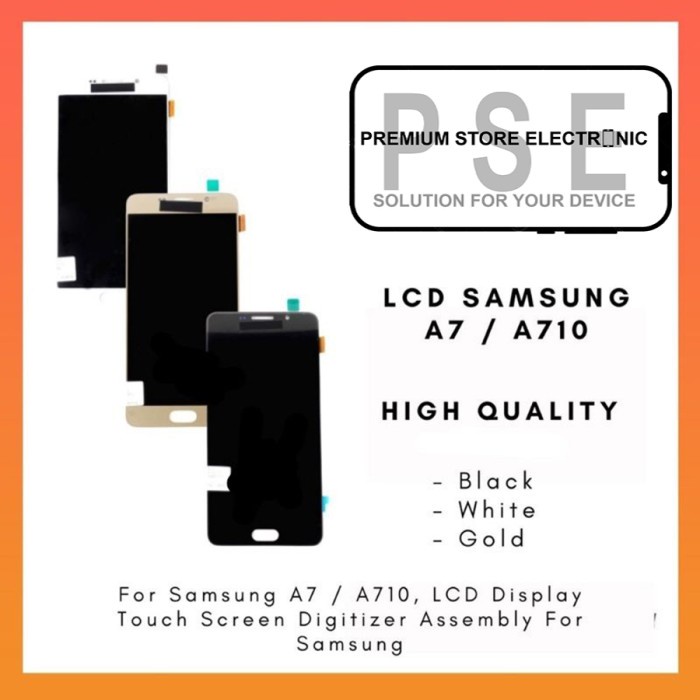 LCD Samsung A7 A710 2016 0RIGINAL Fullset Touchscreen Garansi