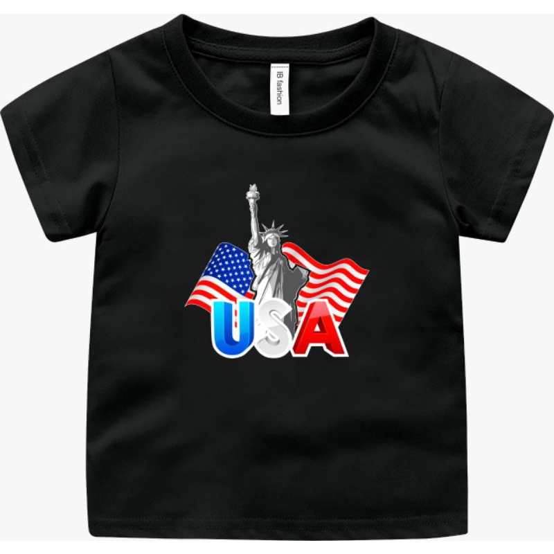 ((IB))KAOS ANAK UNISEX/USA DIGITAL SABLON