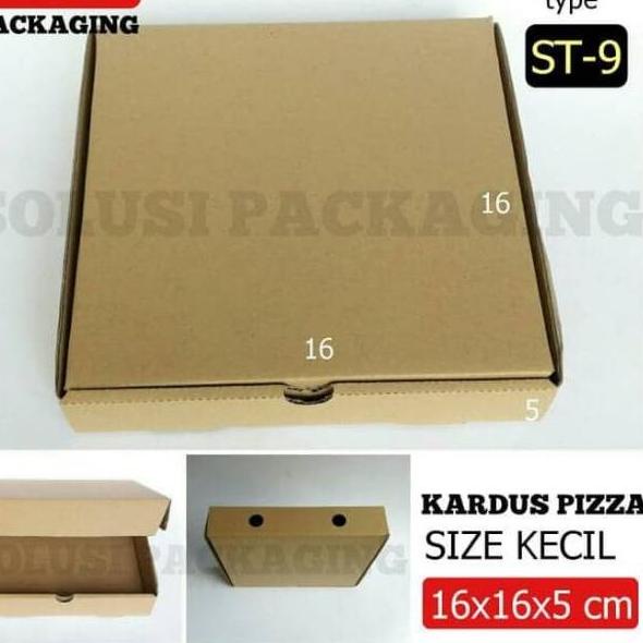 

Super Promosi KARDUS PIZZA 16X16X5 CM ISI 10 PCS/PIZZA BOX KOTAK BAJU DISTRO BOX KEMASAN KARDUS POLOS PACKING