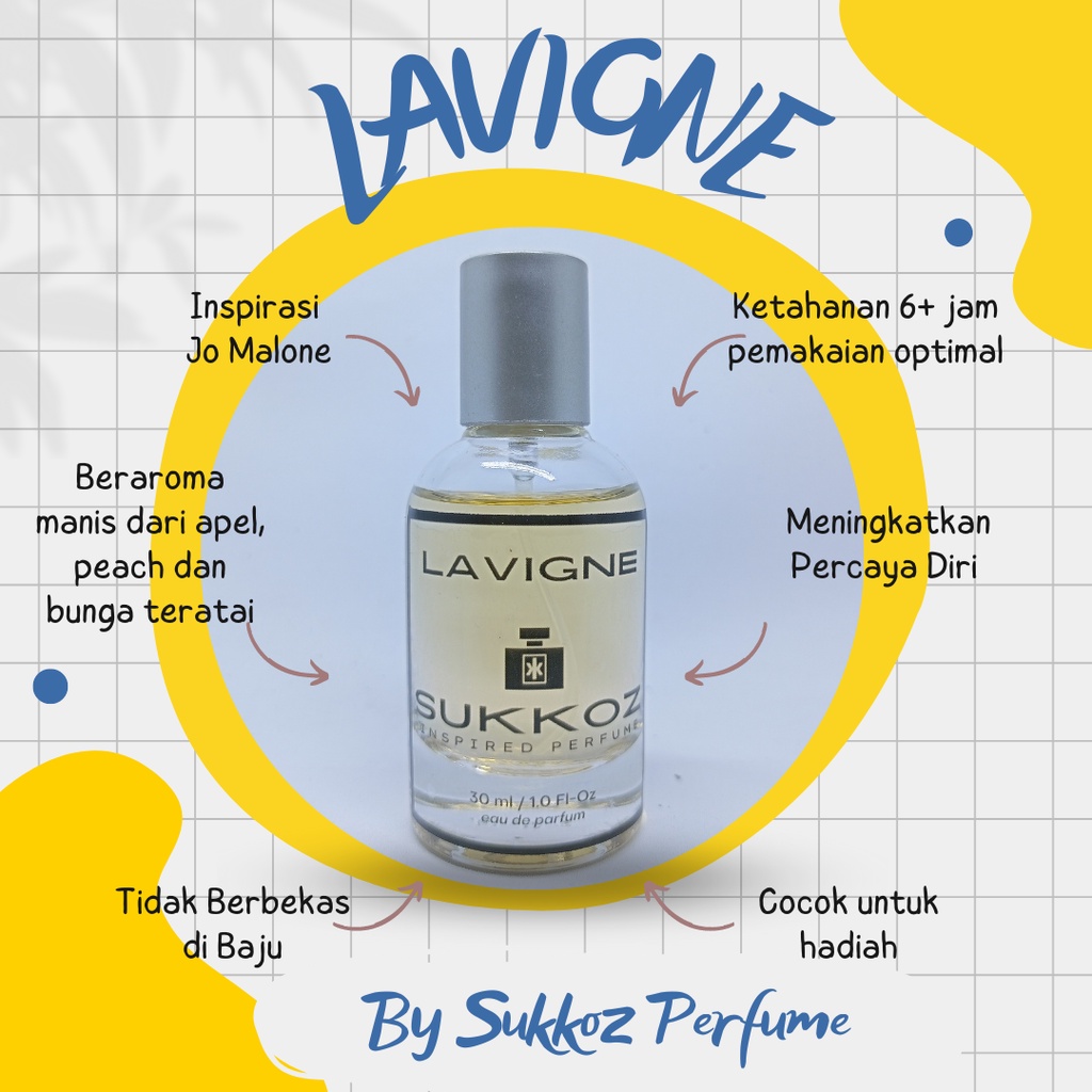 Jual PARFUM LAVIGNE 30ML EDP ORIGINAL PARFUM INSPIRED BY SUKKOZ PARFUM