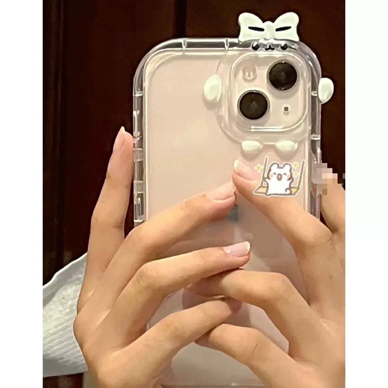 For 14 ProMax soft case TPU Motif Pita 3D Untuk iPhone 13 11 Pro 14 Pro Max 12 Pro Max Xs Max XR 6 6Plus 7 8 Plus