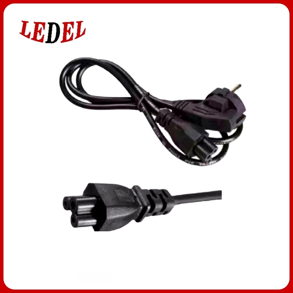 Kabel power adaptor laptop cable power cord notebook charger laptop 3 lubang 1.5meter