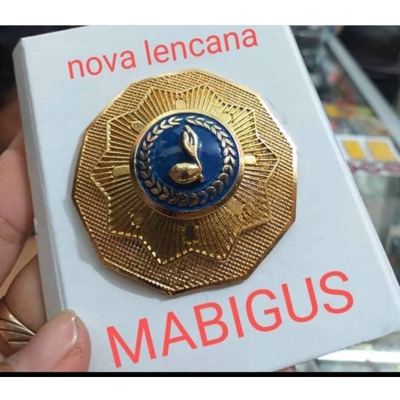 TANDA JABATAN MABIGUS  PRAMUKA TUMPUK COR TEBAL