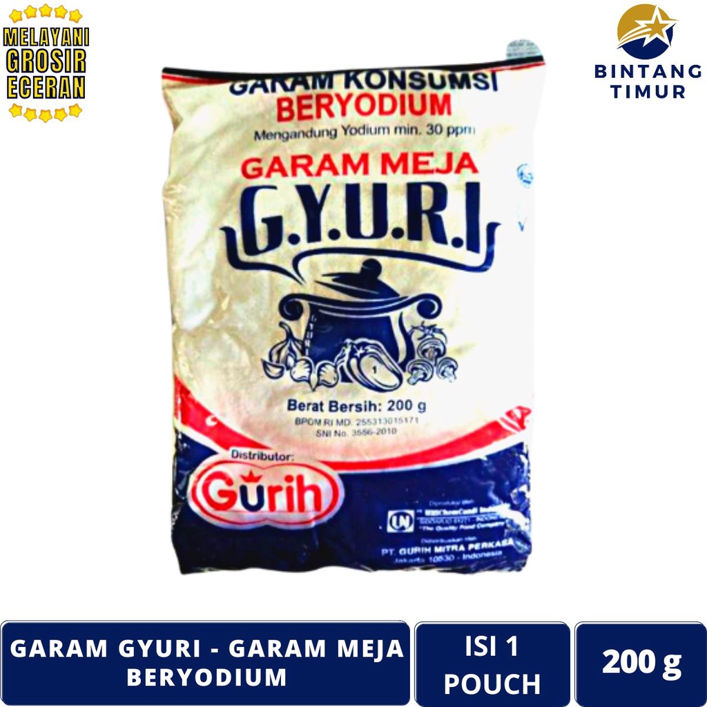 

GARAM GYURI 200g - Garam Meja Beryodium