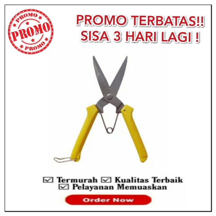 

Bergaransi Gunting Korea Workman 7 Inch/ Gunting Dahan/ Gunting Seng/ Serbaguna Bergaransi