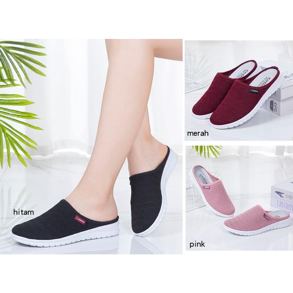 Sepatu Bustong Wanita Merk Collin TX61 37/41 - Sepatu  Wanita Merk Collin slip on ORIGINAL Brand Raj