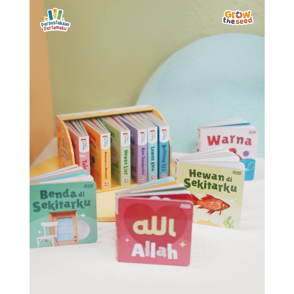 PAKET BUKU ANAK : PERPUSTAKAAN PERTAMAKU Mengenalkan Buku, Memperkaya Bahasa Grow The Seed