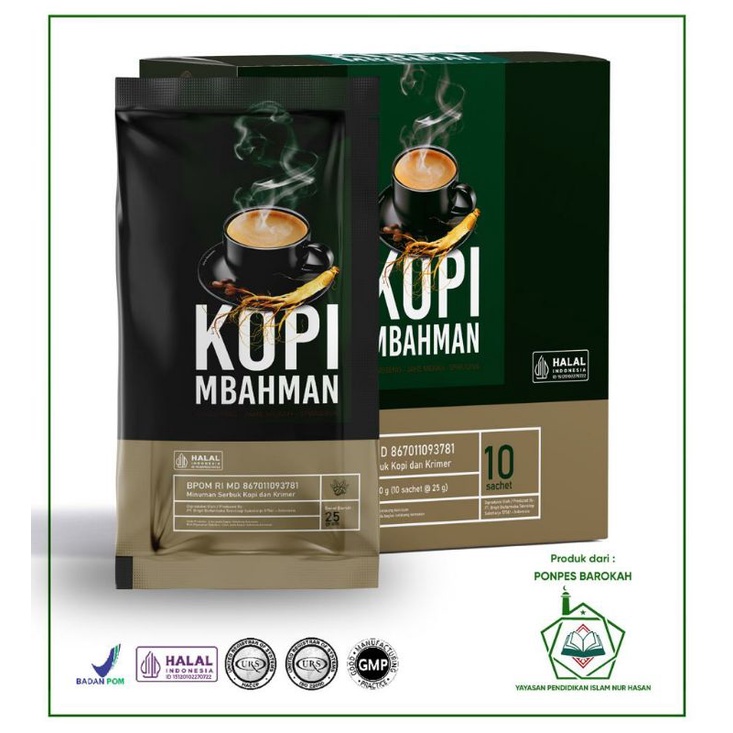 

KOPI MBAHMAN MINUMAN SERBUK KOPI DAN KRIMER