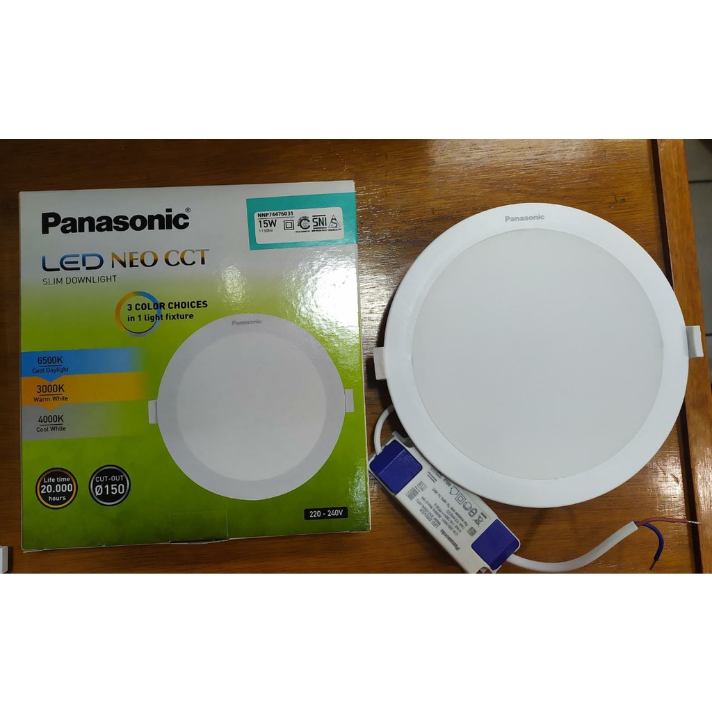 Lampu led slim downlight neo CCT Panasonic 15W NNP74476031 / lampu led DOWNLIGHT