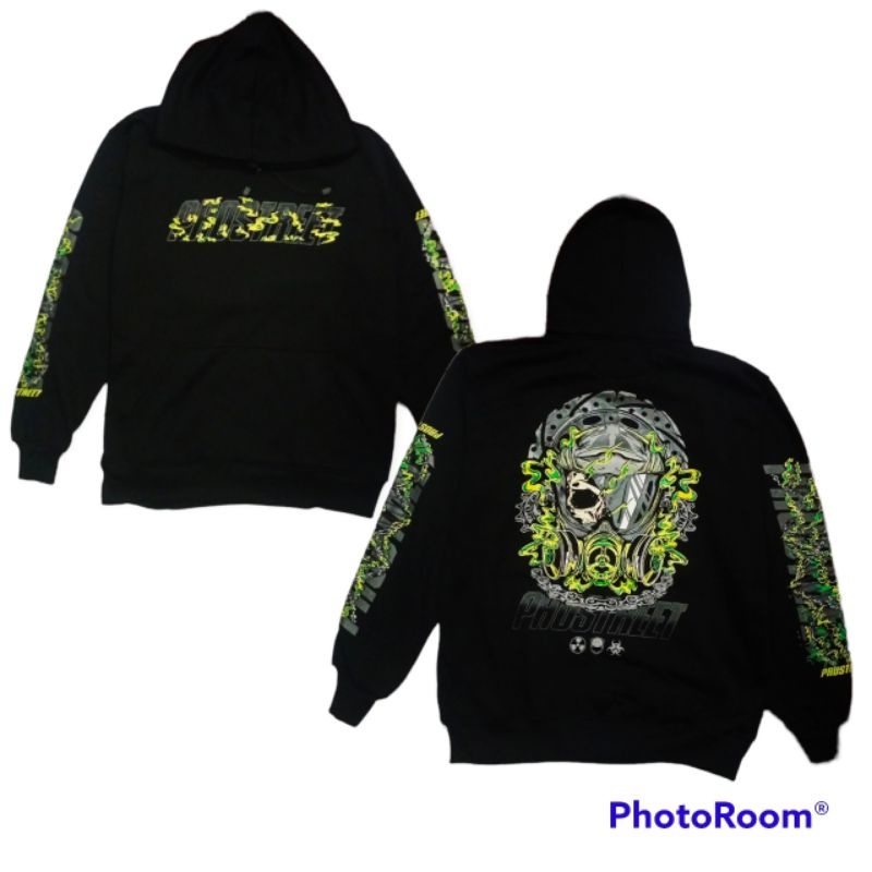 HOODIE PROSTREET X-TREME RIDER BLACK EDITION Sweater Hoodie Pria Distro Sunmori