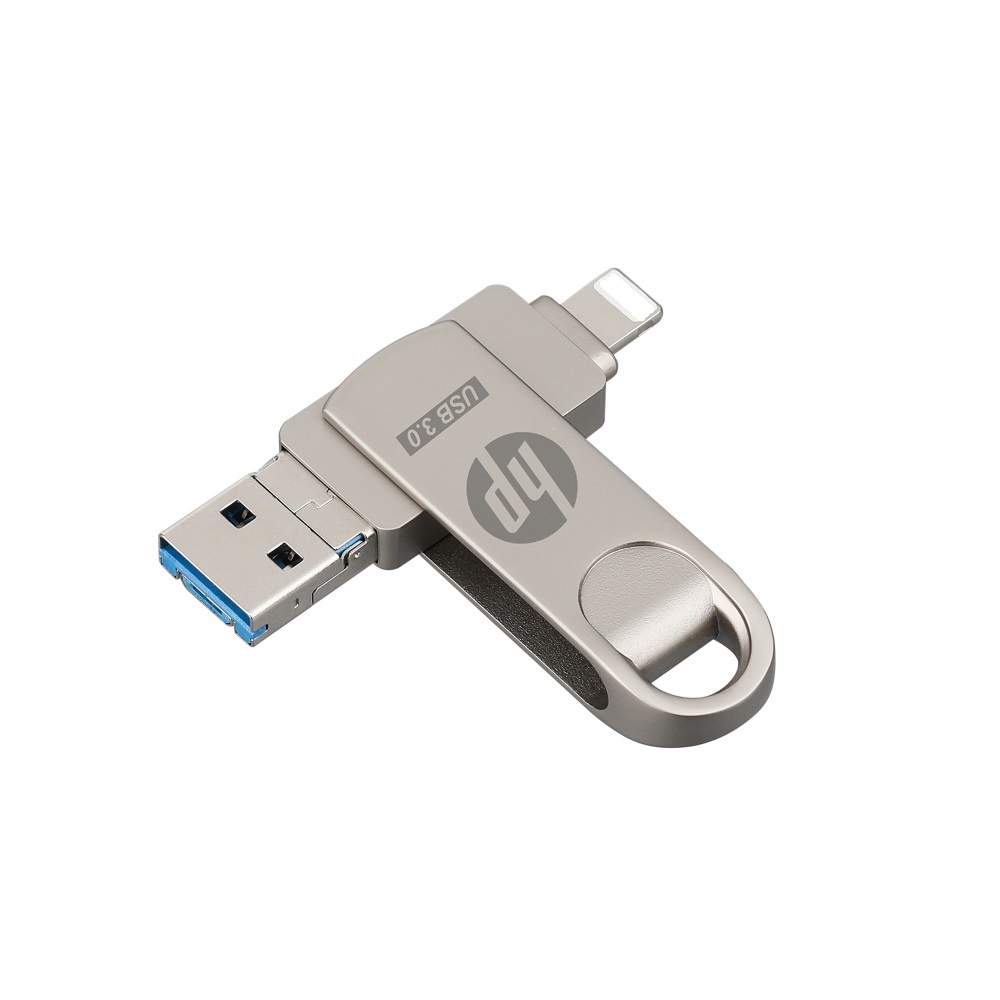 Hp 1TB 3IN1 OTG Flash Drive Tipe C Untuk iPhone / PC / Android