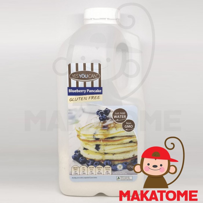 

Tepung Yes You Can Blueberry Pancake Gluten Free 175 G Yesyoucan 175G Premix