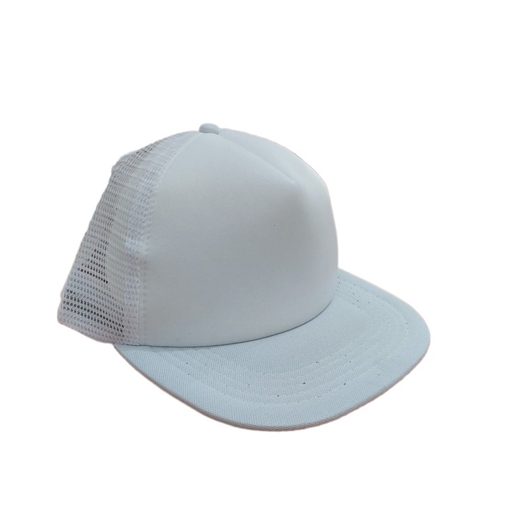 Topi Hiphop Jaring Polos / Snapback Hat Jaring Trucker Hat Laki Perempuan Remaja Dewasa