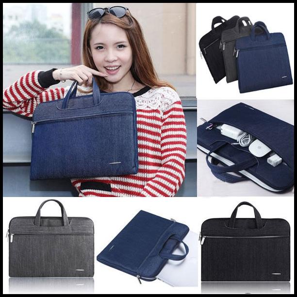 Tas / Hand Bag Case Denim Laptop For Macbook Air 11"