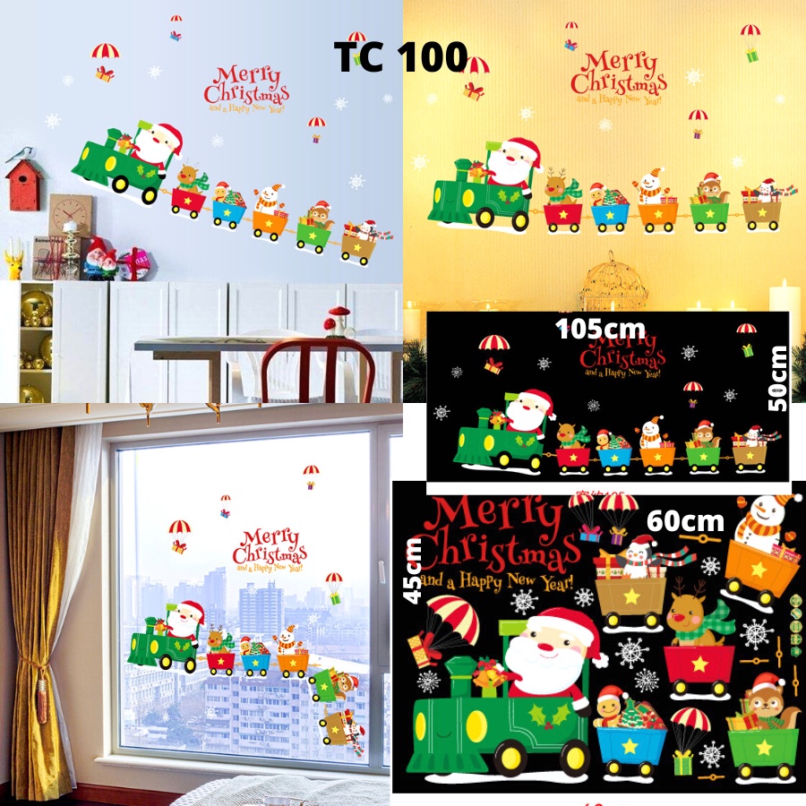 WALL SETIKER STIKER STICKER NATAL WALLSTIKER WALLSTICKER TEMA POHON MOTIF NATAL WALSTICKER WALSTIKER WALLPAPER PAPER MERRY MERY CHRISTMAS CRISTMAS 2022 SANTA CLAUSE TAHUN BARU DEKORASI HIASAN DINDING TEMBOK PINTU KACA JENDELA RUMAH NATAL 2022