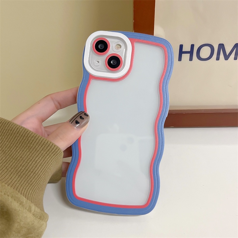 Soft Case Transparan Warna Permen Untuk Oppo A76 A15 A54 A96 A36 A55 A92 A52 A72 A31 A7 A5s A12 A33 A53 2020 A11K F9