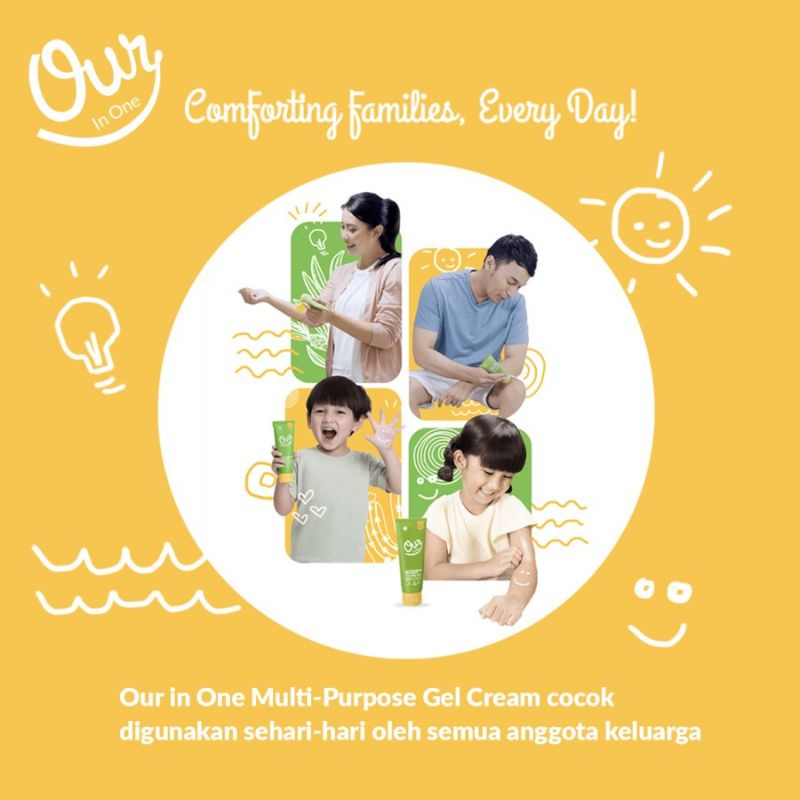 Family Care Our In One Multi-Perpose Gel Cream 100 gr