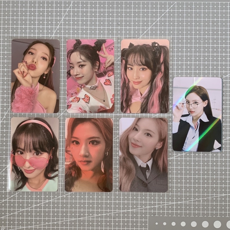 Twice Photocard Nayeon Momo Sana Dahyun Album Formula of Love Pc Nayeon pout love Momo pigtails Momo