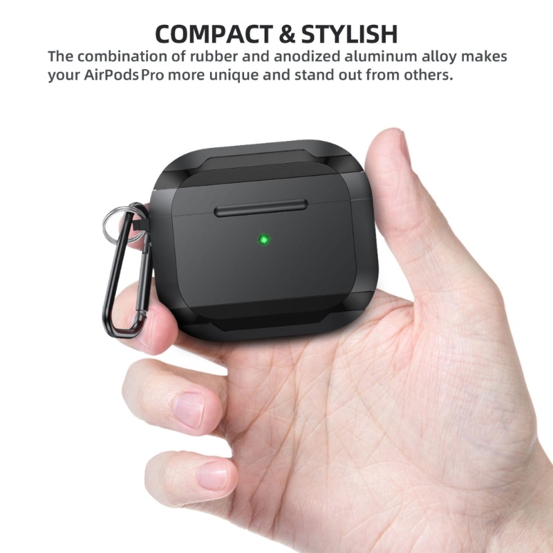 Bt Case Pelindung Earphone TPU Anti Jatuh Untuk pro/pro2/3Pouch Headphone Tahan Lama TPU Aluminium Alloy Kerang Cover