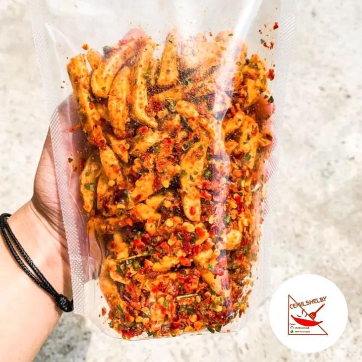 

KODEXx4X8--Basreng Pedas Daun jeruk (ukr 100 gram)