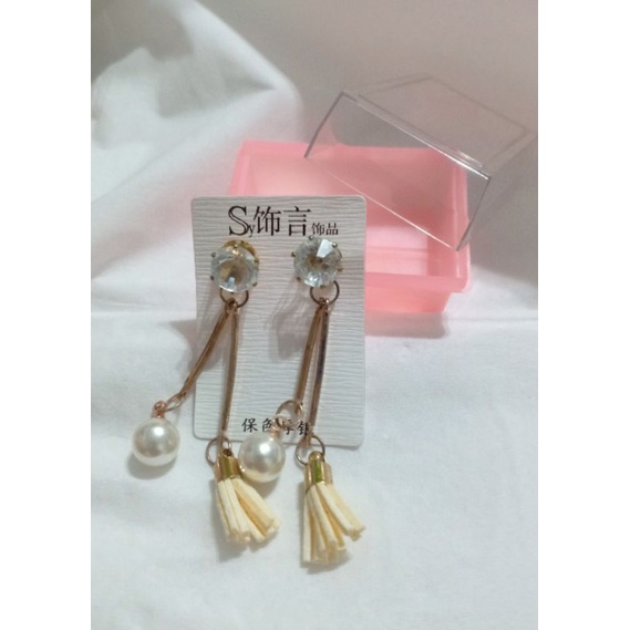 Anting Gold Mutiara Import