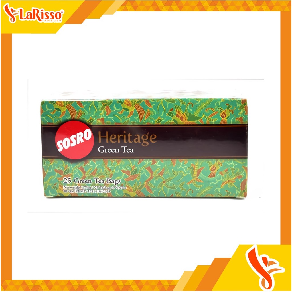 

TEH CELUP SOSRO HERITAGE BOX 25'S GREENTEA