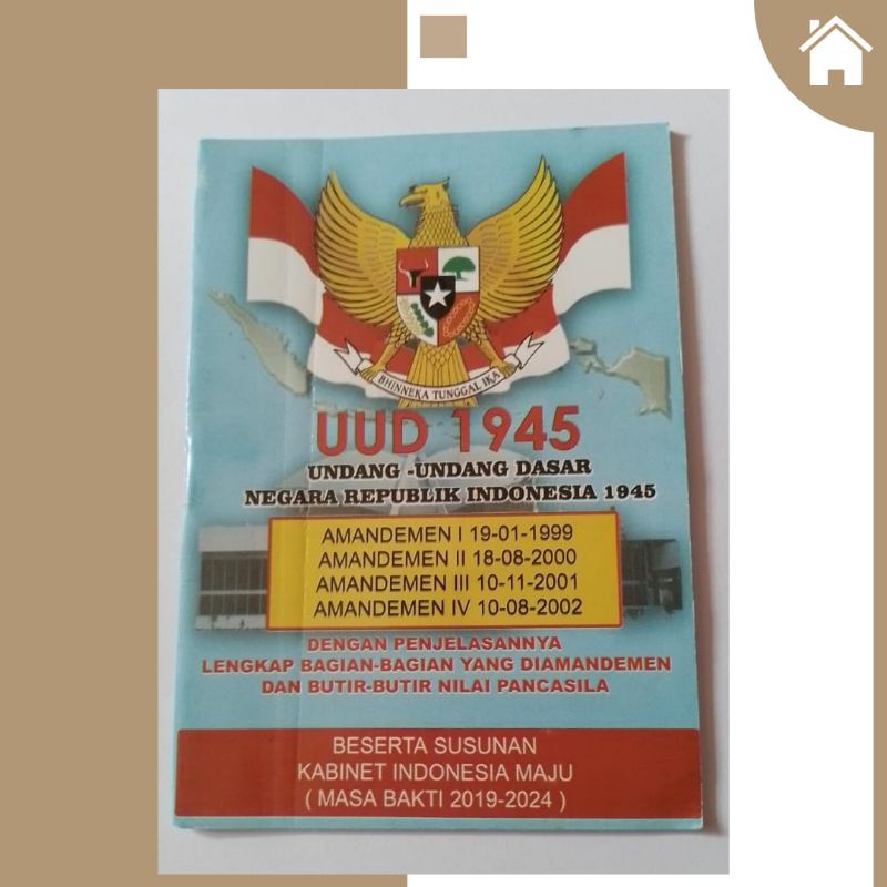 

TM | BUKU UUD 1945 BESERTA SUSUNAN KABINET INDONESIA MAJU | UUD 1945 | BUKU PRAMUKA UUD | 100% [ BISA COD ]