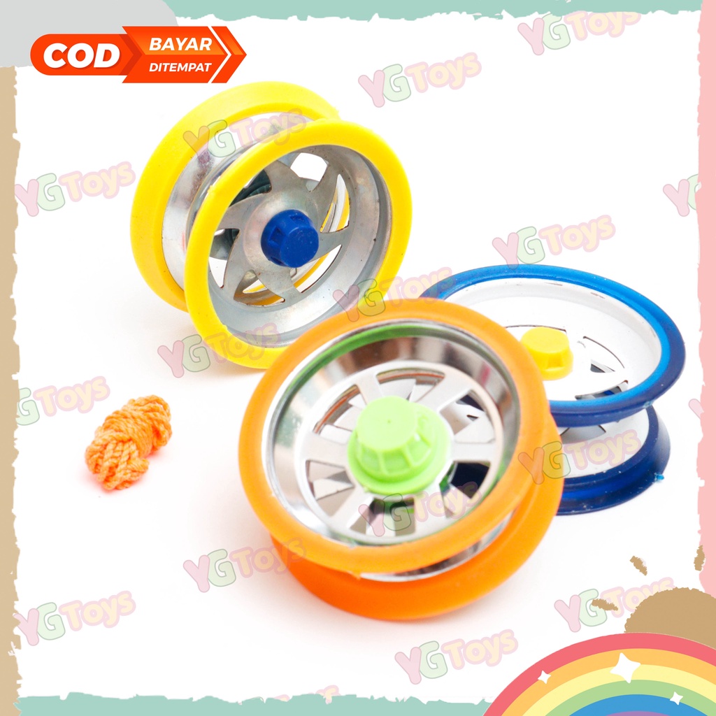 YGtoys Mainan Anak Yoyo Besi Bearing Mainan Anak Cowo Anak Laki Laki