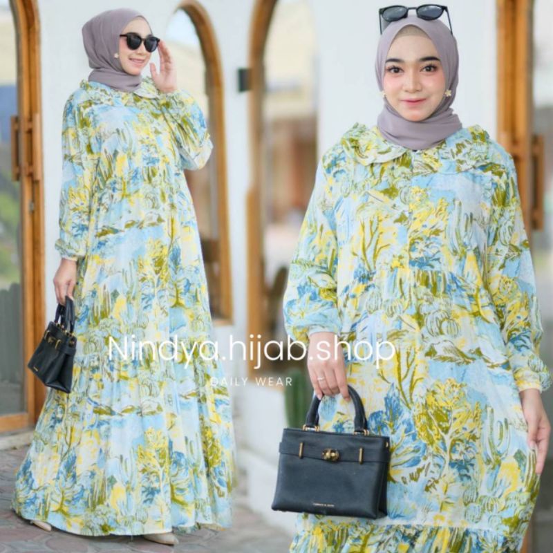 FLORESIA DRESS GAMIS XL XXL XXXL XXXXL JUMBO