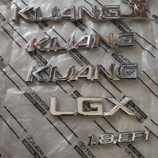 emblem kijang lgx 1.8 efi kijang kapsul set Berkualitas