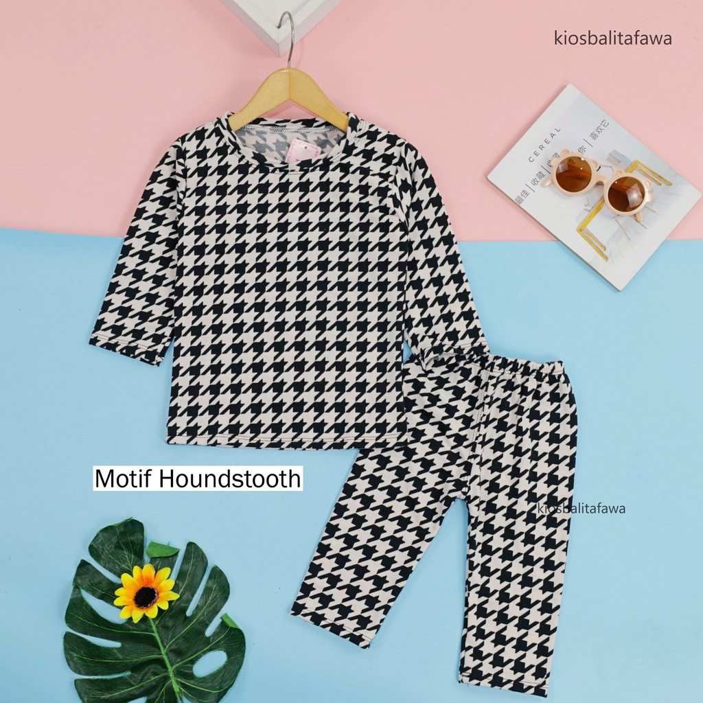 Pajamas Sunday uk 1-3 Tahun / Piyama IMPORT Baju Tidur Setelan Anak Perempuan Branded Karakter Adem Murah