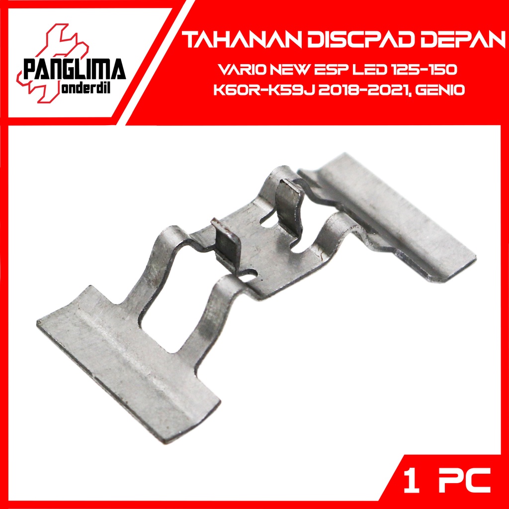 Tahanan Discpad Depan Vario New eSP LED 125-150 K60R-K59J 2018-2021 &amp; Genio Plat Kampas-Kanvas Rem Dispad-Per-Spring Pad Cakram