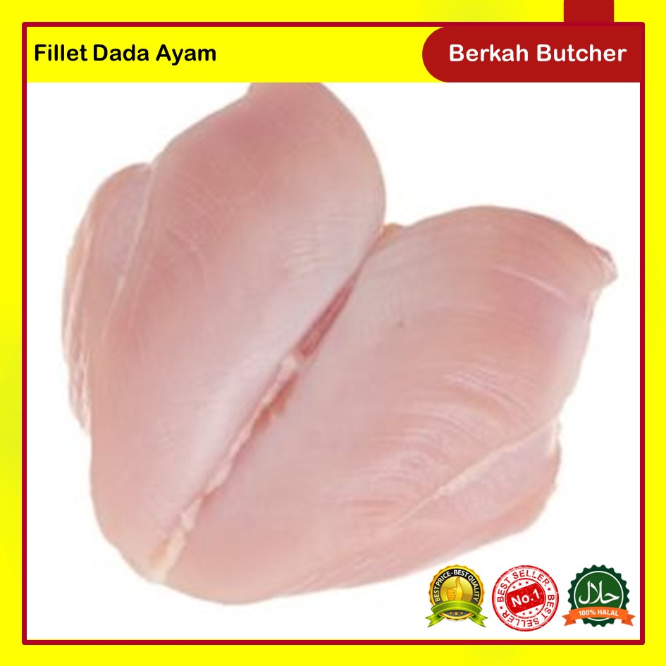 Daging Boneless Filet Dada Paha Ayam Fillet 1kg - Berkah Butcher