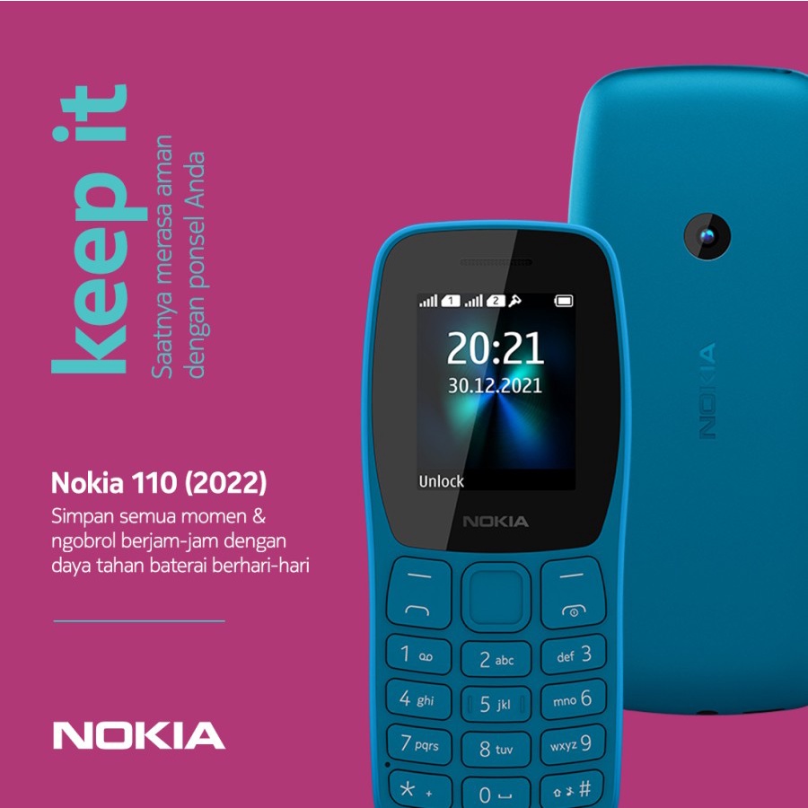 Nokia 110 2022 Garansi Resmi