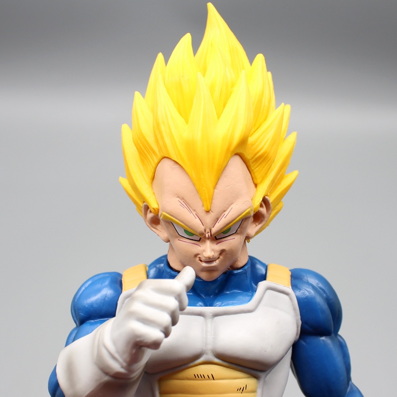 Mainan Action Figure Model Anime Dragon Ball Vegeta Super Saiyan Vegeta Bahan PVC Ukuran 30CM Untuk Koleksi