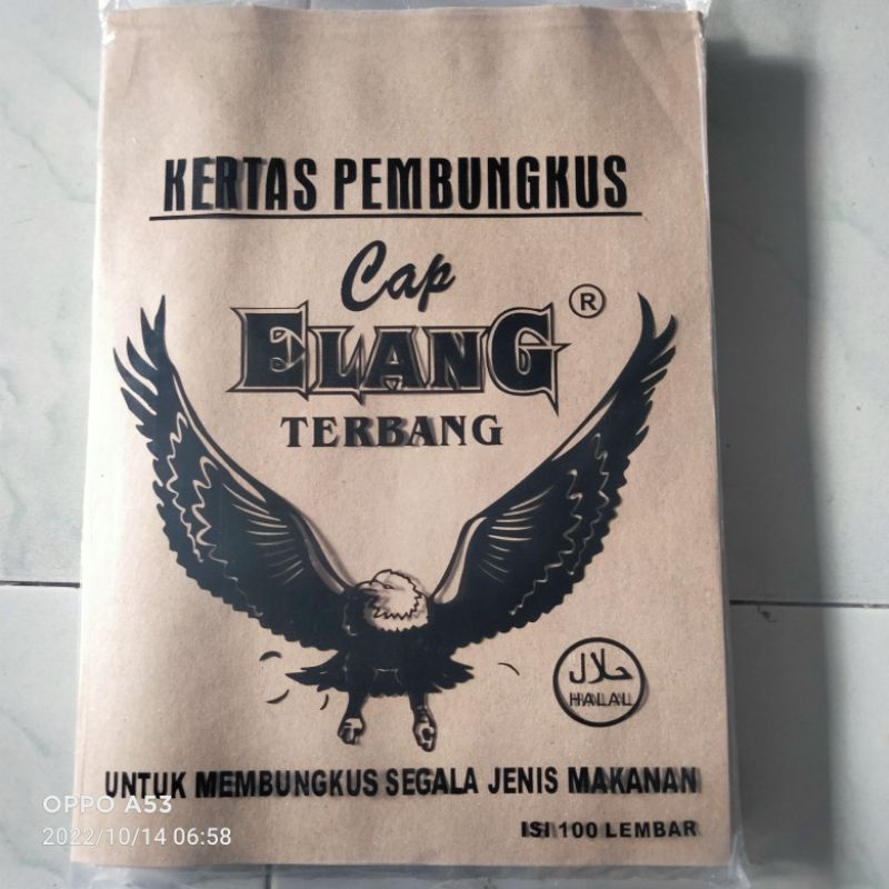 

KERTAS PEMBUNGKUS NASI ISI 100