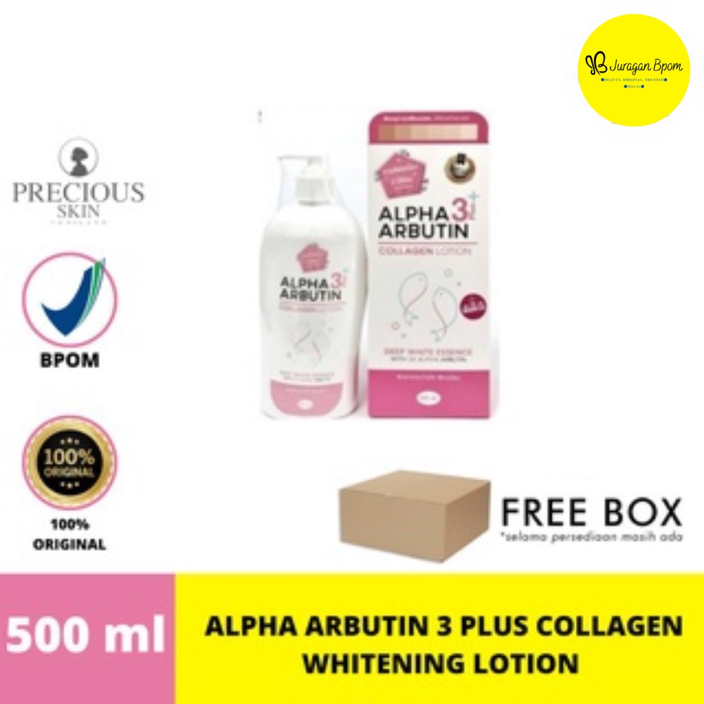 Jual ALPHA ARBUTIN 3 PLUS COLLAGEN WHITENING LOTION / BODY LOTION