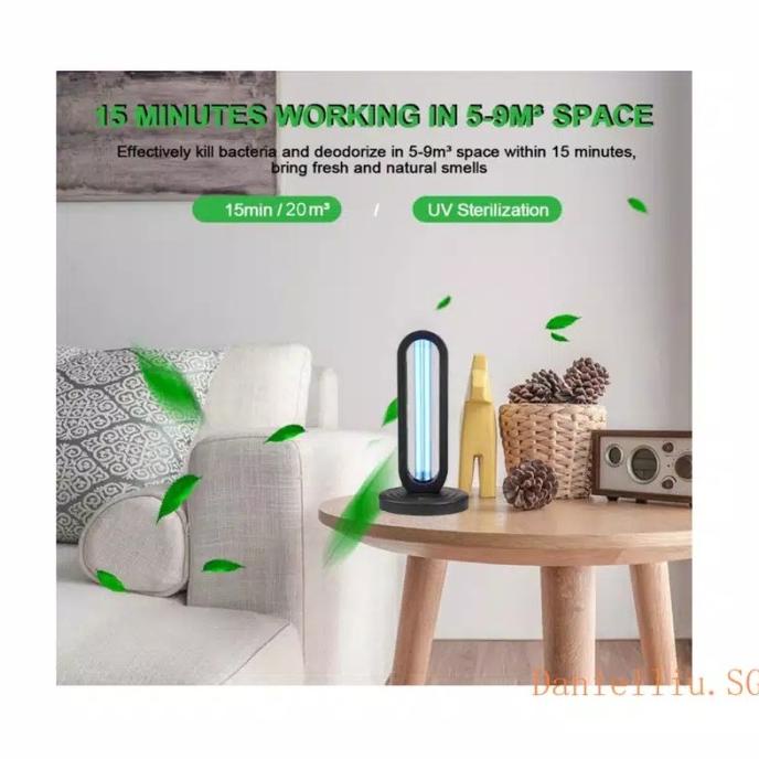 UV Sterilizer + Ozone Lampu Ultraviolet Disinfektan Antivirus Bakteri