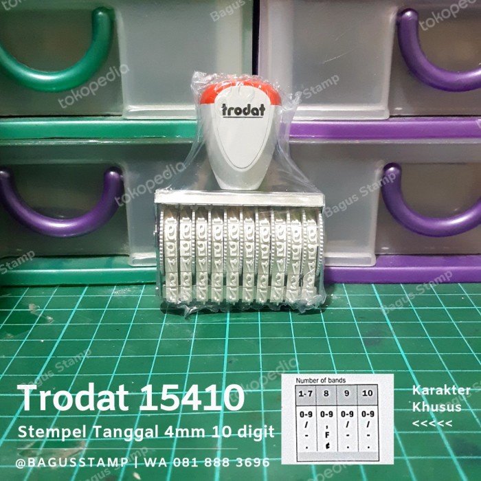 

Sale Stempel Angka Manual 10 Digit 4Mm Trodat 15410 Murah