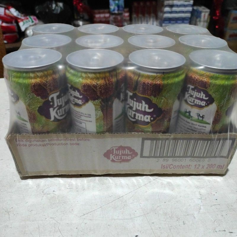 

Susu Tujuh kurma kaleng 200ml - 1 Dus (12pcs)