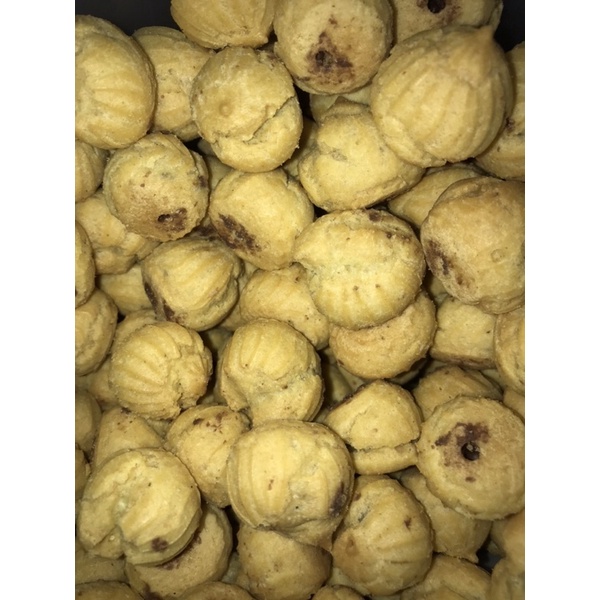 

soes coklat kering (kue sus coklat)