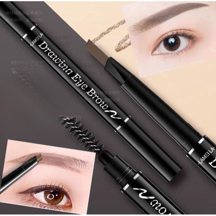 Lameila Eyebrow Double Heads  Pencil Long Lasting Pen Waterproof By Aurora 789