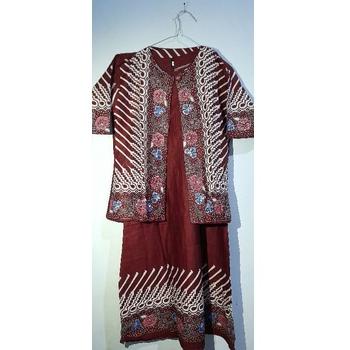 [URY.18Oc22ᴵ] COPLE DRES BOLERO Zigzag/ATASAN BATIK WANITA/Baju Natal/DRES BATIK/COPLE ZIGZAG/BAJU K