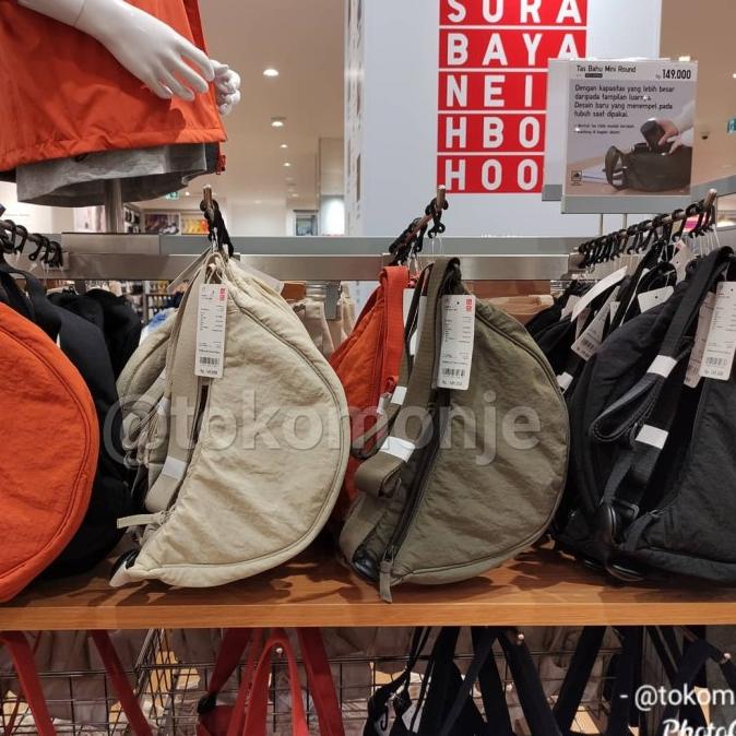 TAS BAHU MINI ROUND UNIQLO / TAS UNIQLO / UNIQLO / TAS SELEMPANG