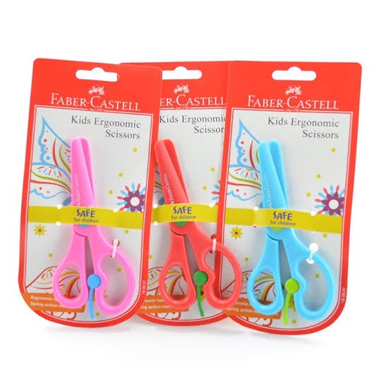 

Pemotong Faber Castell Kids Ergonomic Scissors Gunting Anak